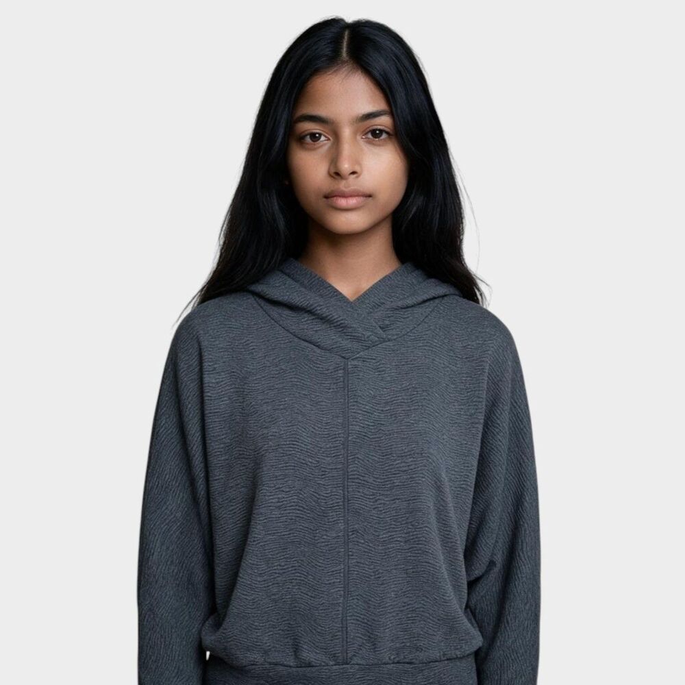 Stoic Womens Dolman Sleeve Oversized Hoodie XS Slouchy Casual Sweatshirt